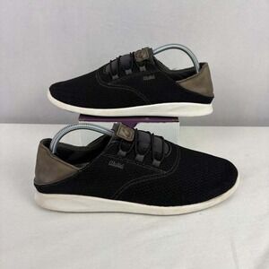 OluKai Alapa Li Mens Sz 10 Black Slip On Sneakers Shoes Comfort Beach Casual